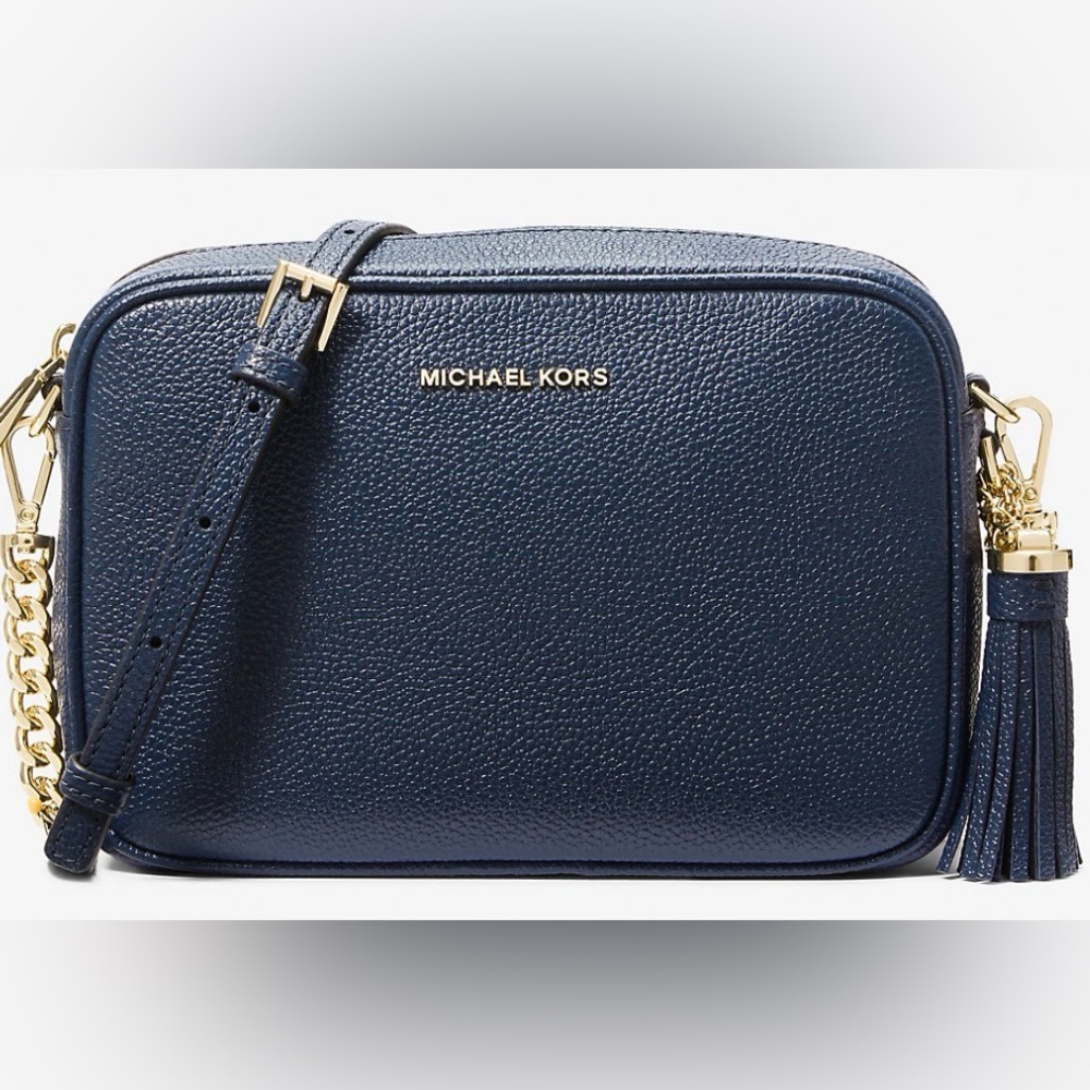 Michael Kors Ginny Leather Crossbody Bag